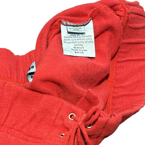 Y2K BONGO women's red "wild one" girl's league shorts, size medium. - Picture 4 of 4